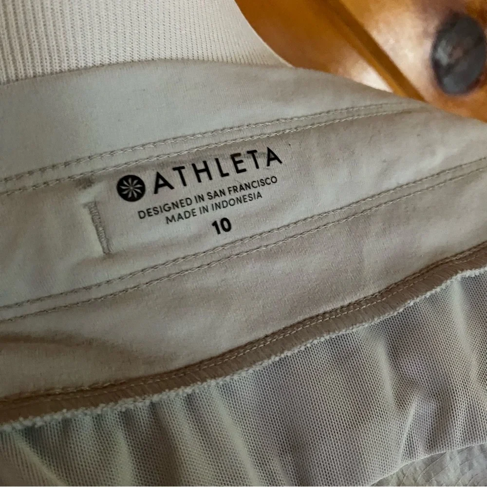 ATHLETA TREKKIE MID RISE LEGACY JOGGER Birch Gray 10 Athletic workout gym - Picture 3 of 6